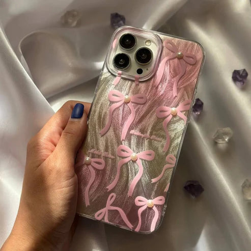 Pearl Bow Gradient Case