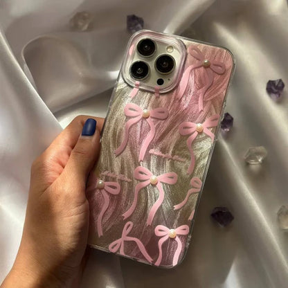 Pearl Bow Gradient Case