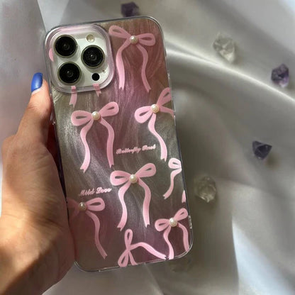 Pearl Bow Gradient Case