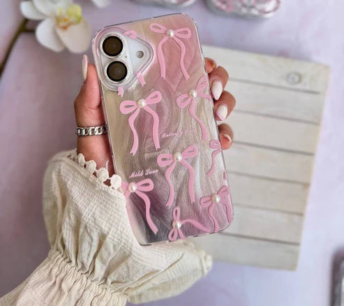 Pearl Bow Gradient Case