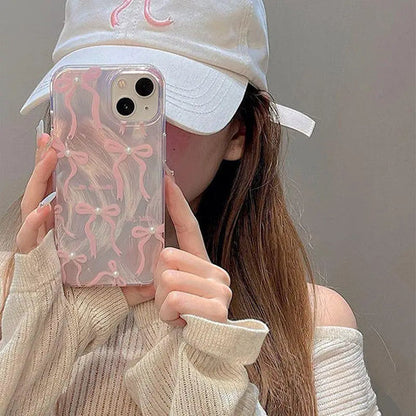 Pearl Bow Gradient Case