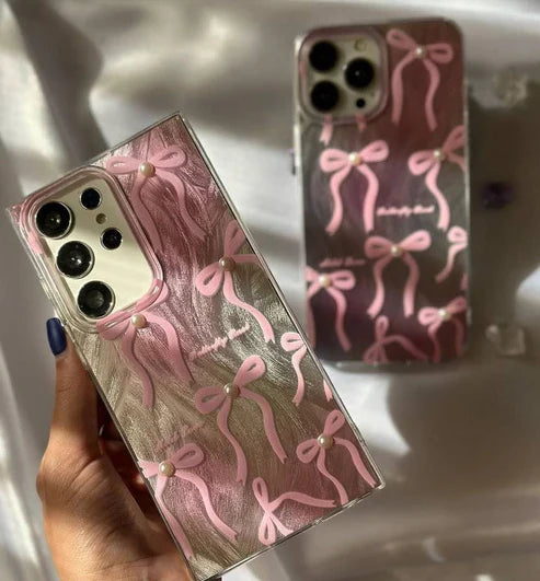 Pearl Bow Gradient Case
