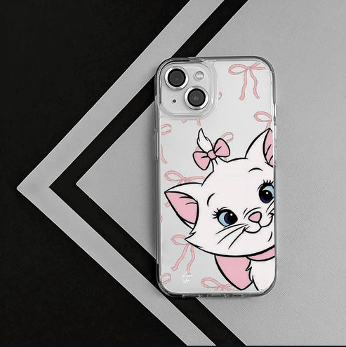 KittyCat Semi Transparent Printed Case